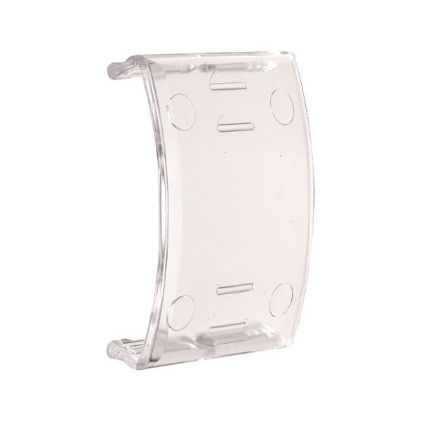 Bottom Rail Retainer Cap for Cloth Tape Ladders - Clear Plastic