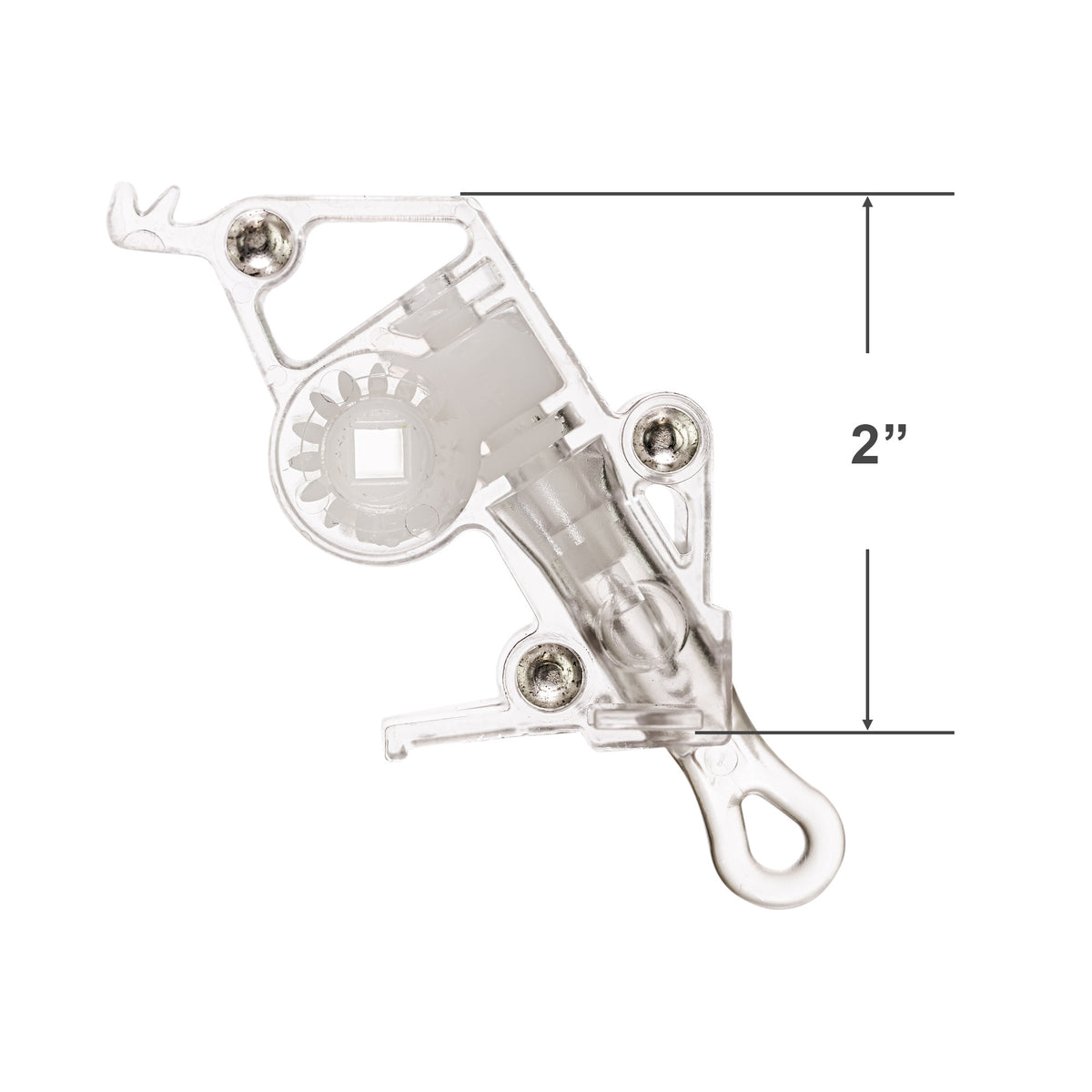 Lotus High Profile Wand Tilt Mechanism with 5/32" Square Hole for Cord