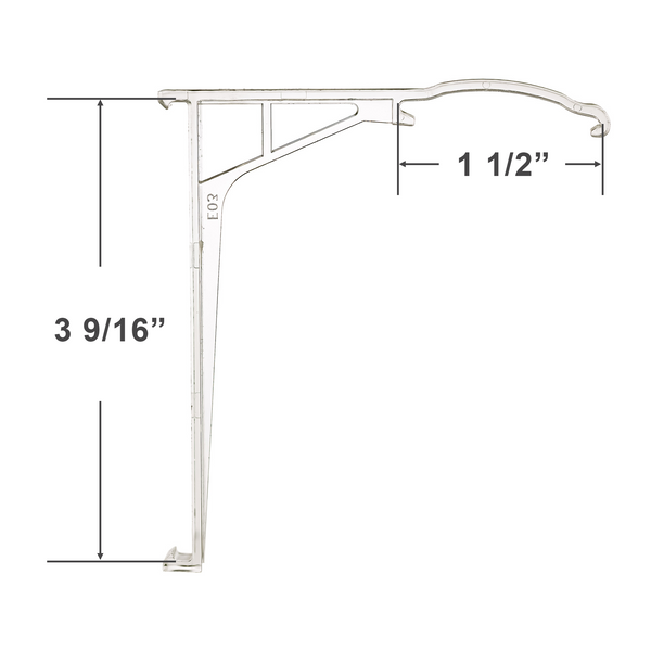 Designer's Touch Valance Clip for Vertical Blinds