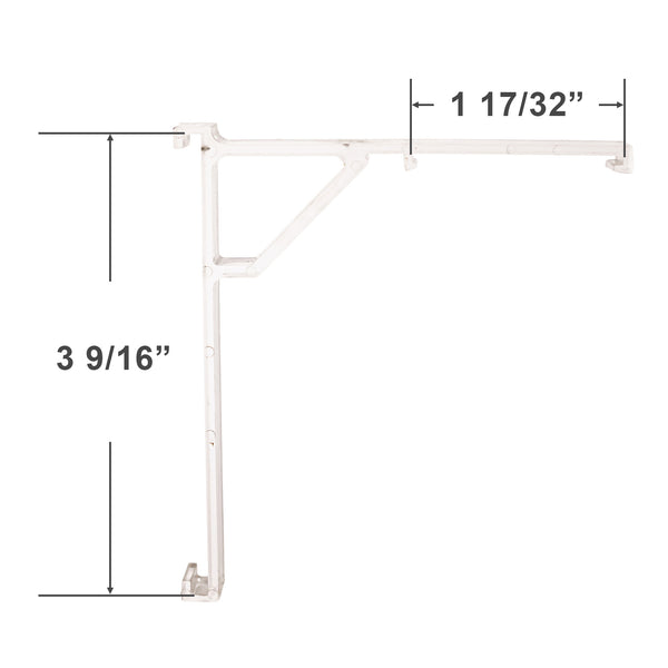 Valance Clip for Vertical Blinds with 1 9/16
