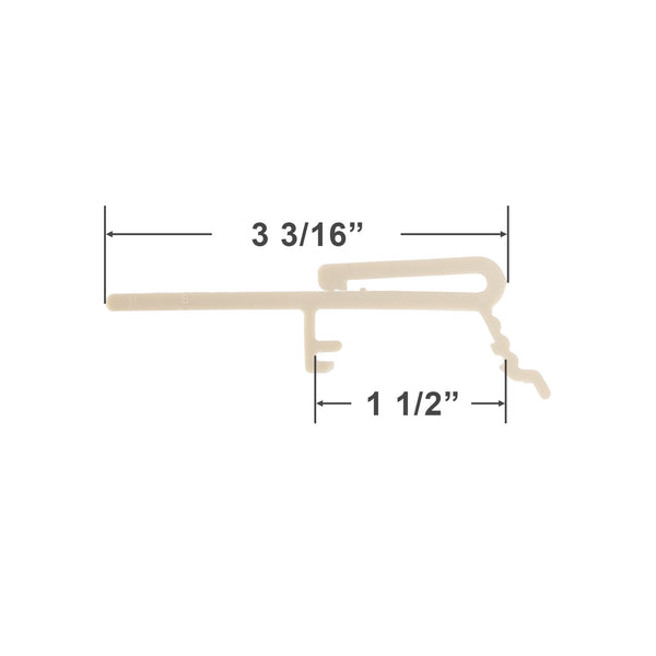 LaserLite Valance Clip for Vertical Blinds with 1 1/2" Wide Headrails