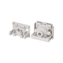 Cord and Bead Chain Operated Control End Set for Veritcal Blinds with an Un-Notched Headrail