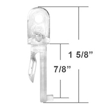 Wand Tip with Eyelet for Faux Wood Wands - Long Leg