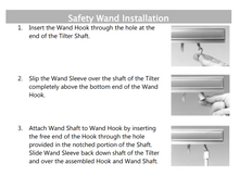 Hunter Douglas & Alta Fiberglass Wand for Luminettes and Vertical Blinds - Updated Style