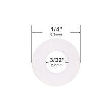Small Plastic Washers for Securing the Ends of Cords - Pack of 10
