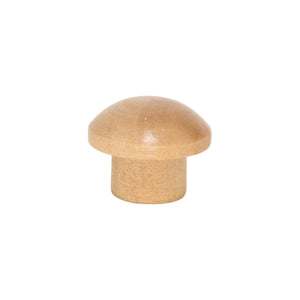 Wood Bottom Rail Button for Wood Blinds with a 3/8" Hole - Clearance