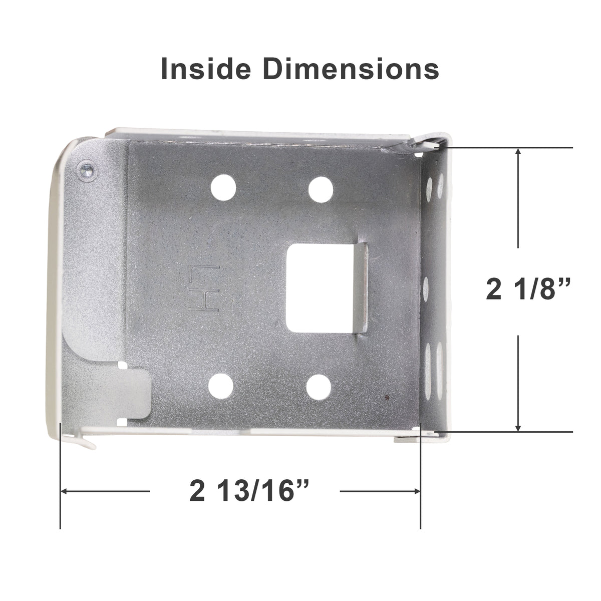 Box Mounting Brackets for Horizontal Blinds with 2 1/8" x 2 3/4" Headr Fix My Blinds