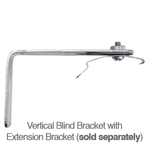 Mounting Bracket for Vertical Blinds with 1 3/8" Wide Rails