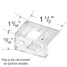 Delmar Mounting Bracket for Cellular and Pleated Shades - Revised and Updated Style