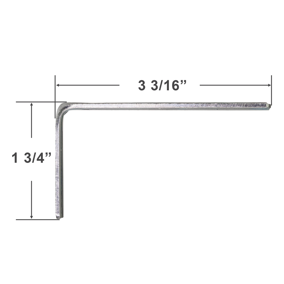 3" Metal Extension Bracket for Extra Projection and Side Mounting Blin