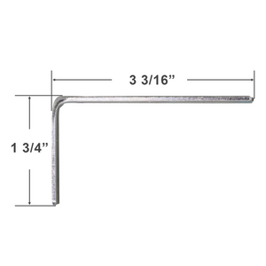 3" Metal Extension Bracket for Extra Projection and Side Mounting Blinds and Shades