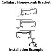 Hunter Douglas Mounting Bracket for Duette Cellular and Pleated Shades With 1 7/8