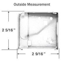 Box Mounting Brackets for Horizontal Blinds with 2