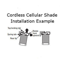 Levolor Mounting Bracket for Cord Operated and Cordless Cellular Honeycomb Shades