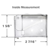 Box Mounting Brackets for Horizontal Blinds with 1 1/2