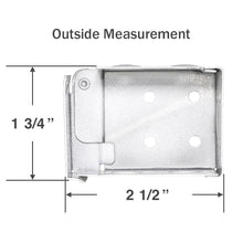 Box Mounting Brackets for Horizontal Blinds with 1 1/2