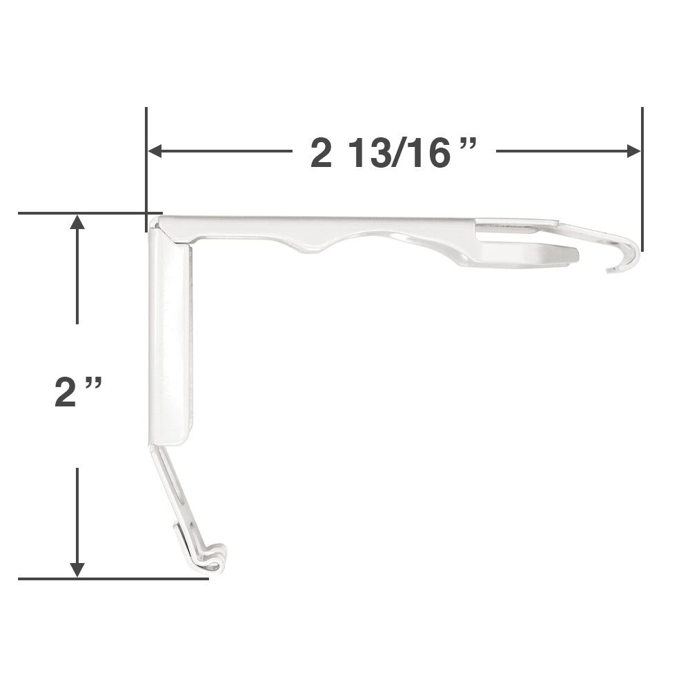 1/2''-13 Wood Bottom Mount Rod Hanger