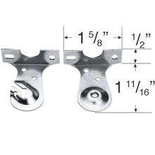 Mounting Bracket Set for Inside and Outside Mount Spring-Loaded Roller Shades