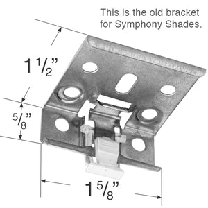 Comfortex Symphony Mounting Bracket for Cellular and Pleated Shades