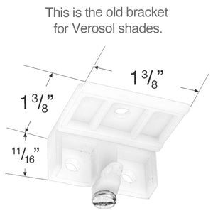 Verosol Mounting Bracket for Cellular and Pleated Shades