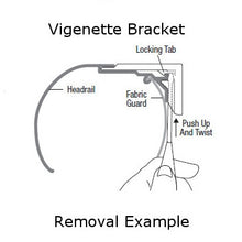 Hunter Douglas Mounting Bracket for Vignette Modern Roman Shades