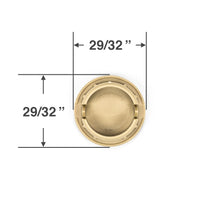 Bottom Rail Button for Horizontal Blinds with a 3/4
