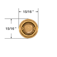 Bottom Rail Button for Horizontal Blinds with a 3/4