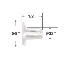 Bottom Rail Button for Horizontal Blinds with a 5/16