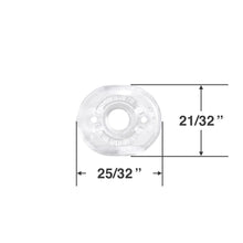 Comfortex Two-Piece EZ-Level Bottom Rail Button for Cellular Honeycomb Shades