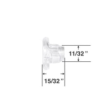 Comfortex Two-Piece EZ-Level Bottom Rail Button for Cellular Honeycomb Shades