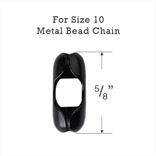 Metal Bead Chain Connector for Size #10 Chain