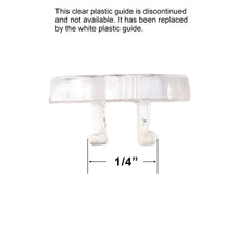 Old Style Graber Crystal Pleat Cord Guide Button for Top Down Bottom Up Honeycomb Shades - Discontinued