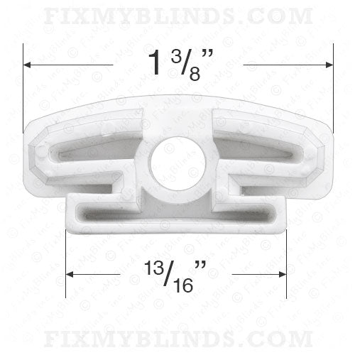 Levolor Mark 1 Bottom Rail End Cap for 1" Mini Blinds Fix My Blinds