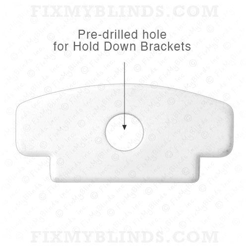 Levolor Mark 1 Bottom Rail End Cap for 1" Mini Blinds Fix My Blinds