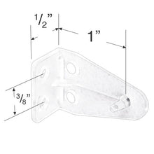 Plastic Hold Down Bracket with Integrated Pin for 1