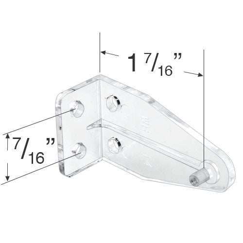 Plastic Hold Down Bracket for 2" Wood and Faux Wood Blinds