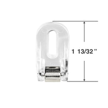 Hunter Douglas Magnetic Metal Hold Down Bracket Set for Silhouette & Pirouette Sheer Shades