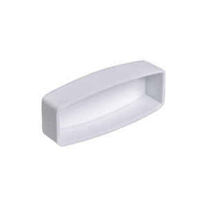 Bottom Rail End Cap for 2" Horizontal Blinds with 3/4" by 2" Rails - White