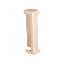 Square Valance Corner for Vertical Blinds - Tan Plastic