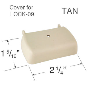 Comfortex Cord Lock Cover for Cellular Honeycomb Shades - 1 7/8" Wide Headrails