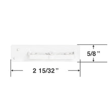 Louverdrape Top Rail End Cap for Cellular Shades with a 2 1/2