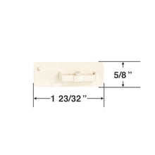 Louverdrape Top Rail End Cap for Cellular Shades with a 1 3/4