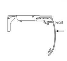 How the Silhouette Bracket Fits onto the Top Rail