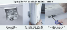 Comfortex Symphony Mounting Bracket for Cellular and Pleated Shades