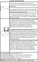Cord Loop and Bead Chain Tension Device - Clear