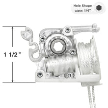 Low Profile Cord Tilt Mechanism with 1/4