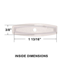 Bottom Rail End Cap for 2