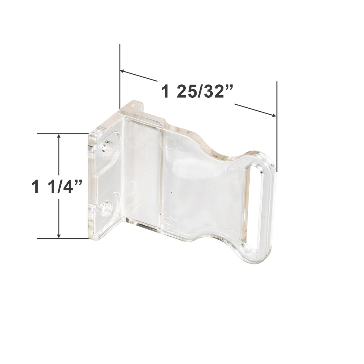 Hunter Douglas Hold Down Bracket for Reveal 1" and 2" Aluminum Blinds