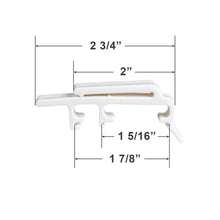 Valance Clip for Vertical Blinds with 1 3/8
