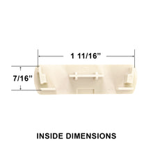 Levolor Kirsch Bottom Rail End Cap for Cellular Honeycomb Shade